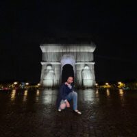 Verhüllter Arc de Triomphe in Paris Clemens Kurz