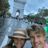 Verhüllter Arc de Triomphe in Paris Sandra Mann und Partner